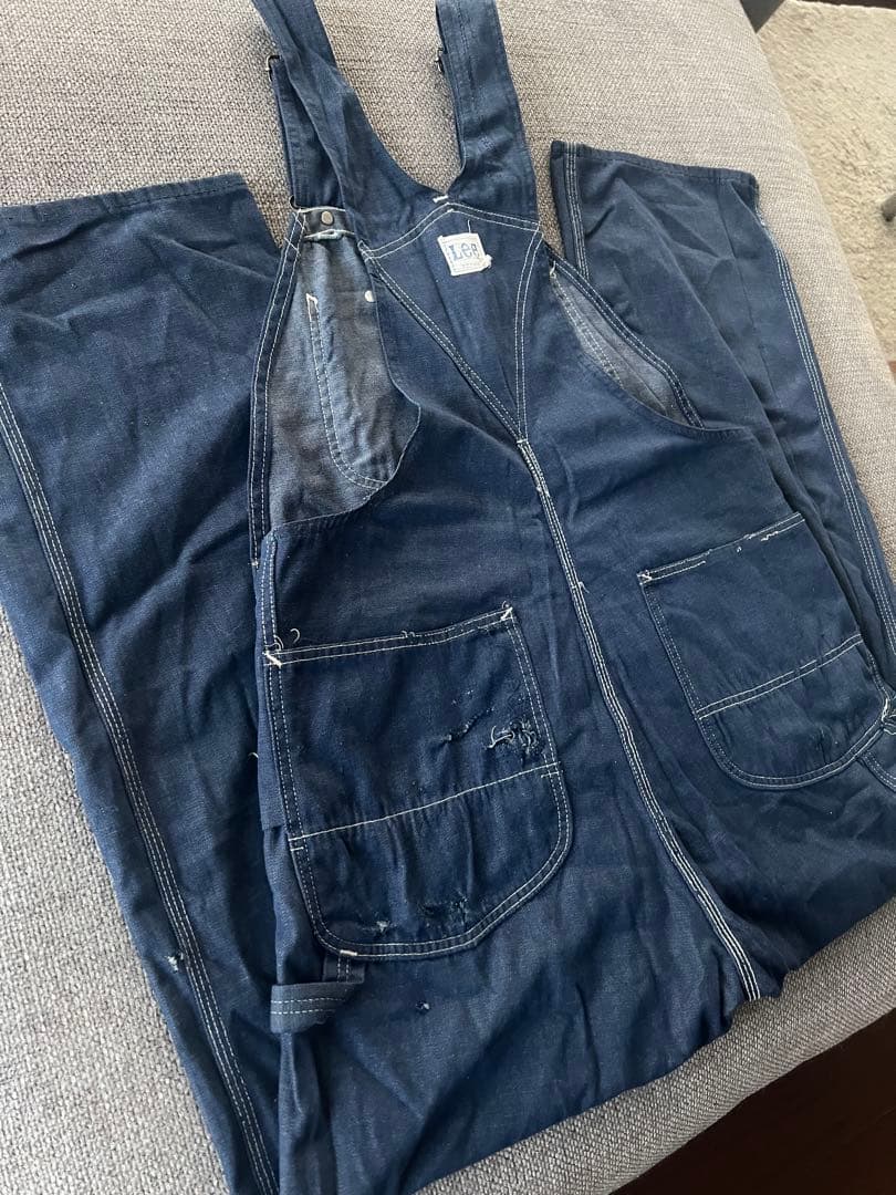 希少 70s Lee ヴィンテージインディゴオーバーオール USA製