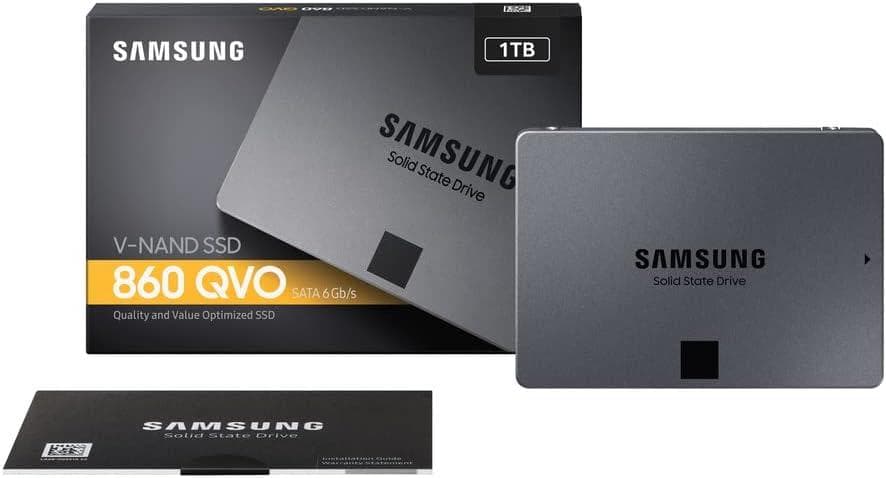 Samsung 860 QVO 1TB SATA 2.5 内蔵 SSD 使用少⑬