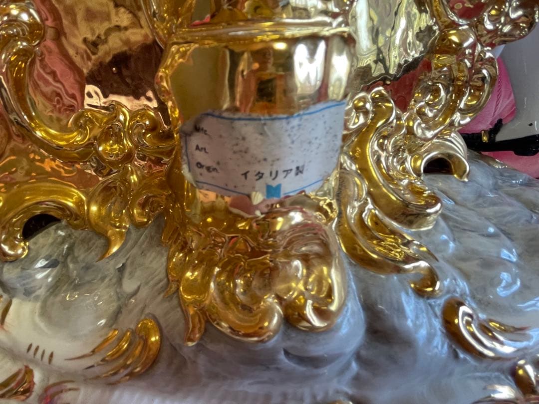 カポディモンテ？大型　ロココ バロック陶磁器 フィギュリン