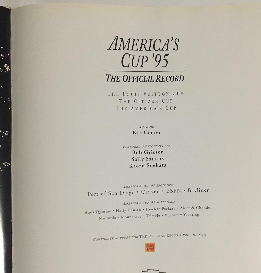 Americas'cup アメリカズ ヴィトン シチズン カップ 公式ブック