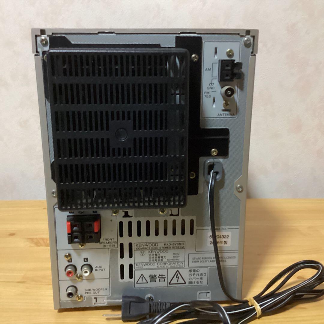 KENWOOD　ケンウッド　RXD-SV3MD　ミニコンポ　 アンテナリモコン付