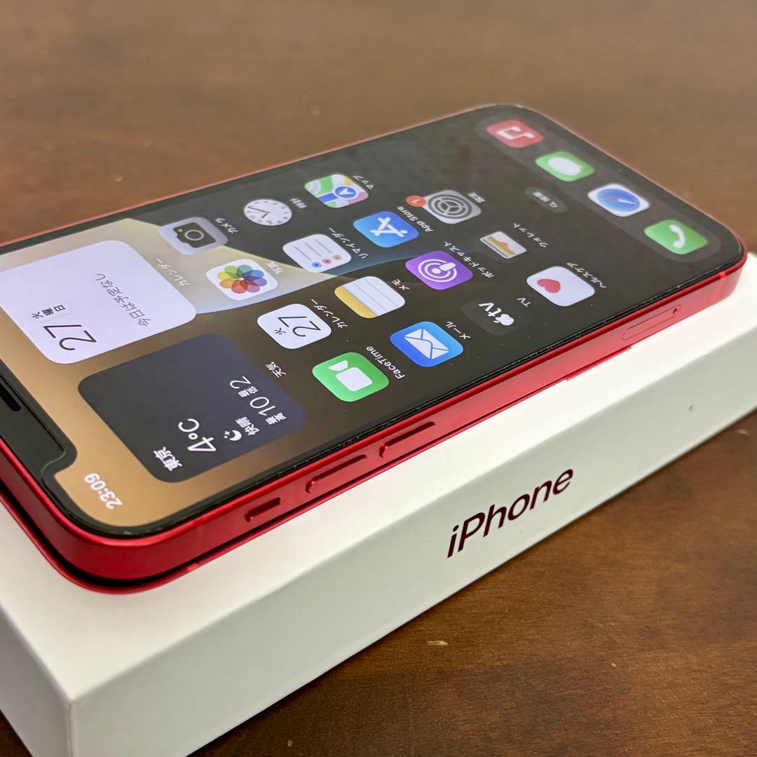 Apple iPhone 12 64GB レッド SIMフリー 付属品完品