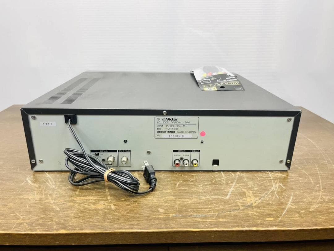 【再生出来ました】Victor VHD HD-K88 ビデオディスクプレーヤー