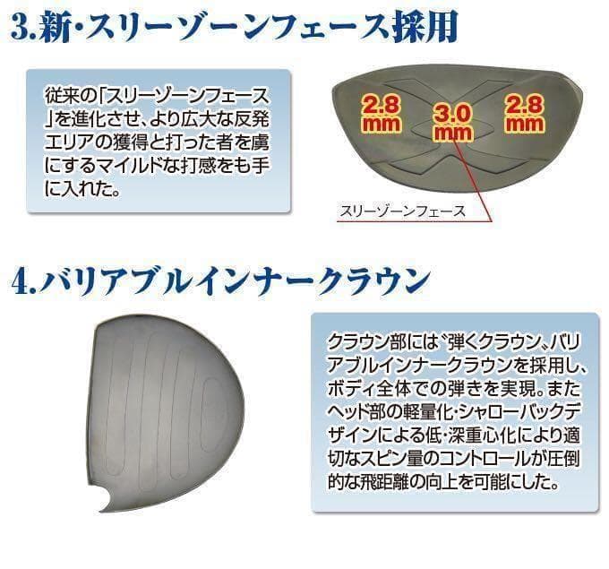 【左ヘッドのみ】シニア日本一404Y飛んだ★マキシマックス 限界反発レフティ誕生