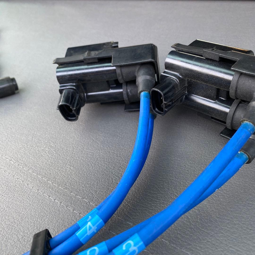 ほぼ新品　プレオRS イグニッションコイル　プラグコードセット