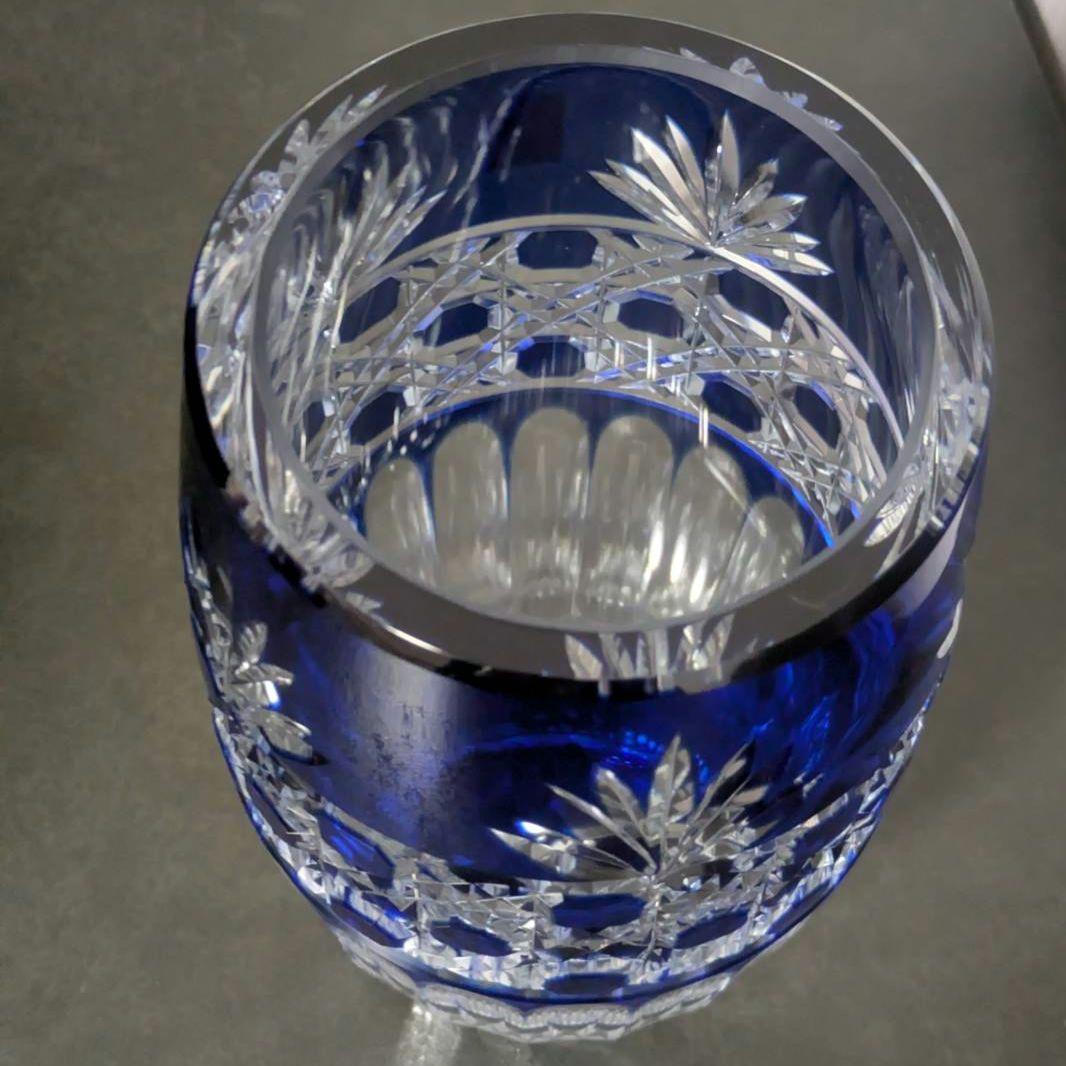 定価55000円　新品未使用　カガミクリスタル　江戸切子　花瓶