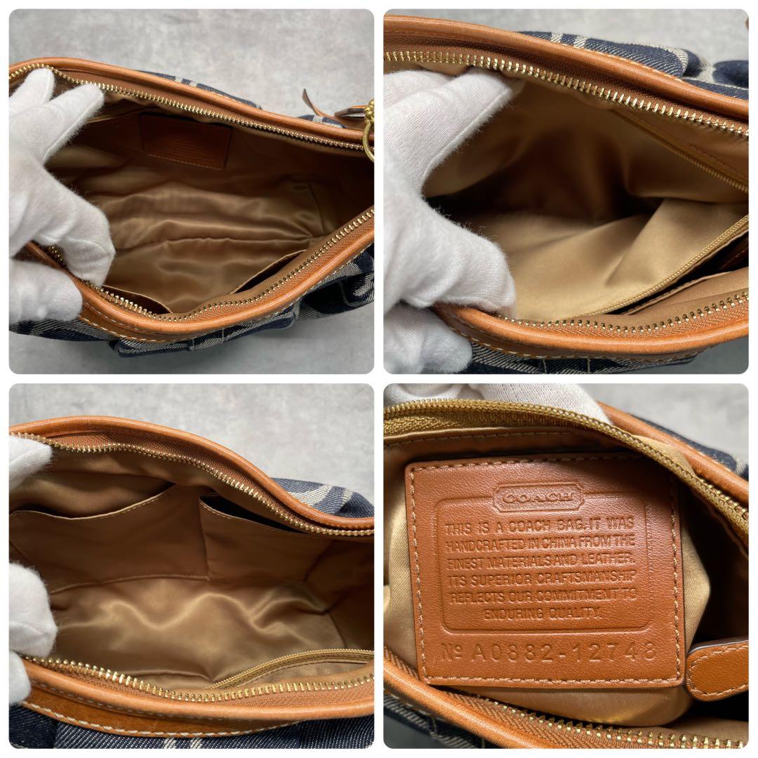 バッグ COACH 12748 Signature Denim Hobo Bag Y2K