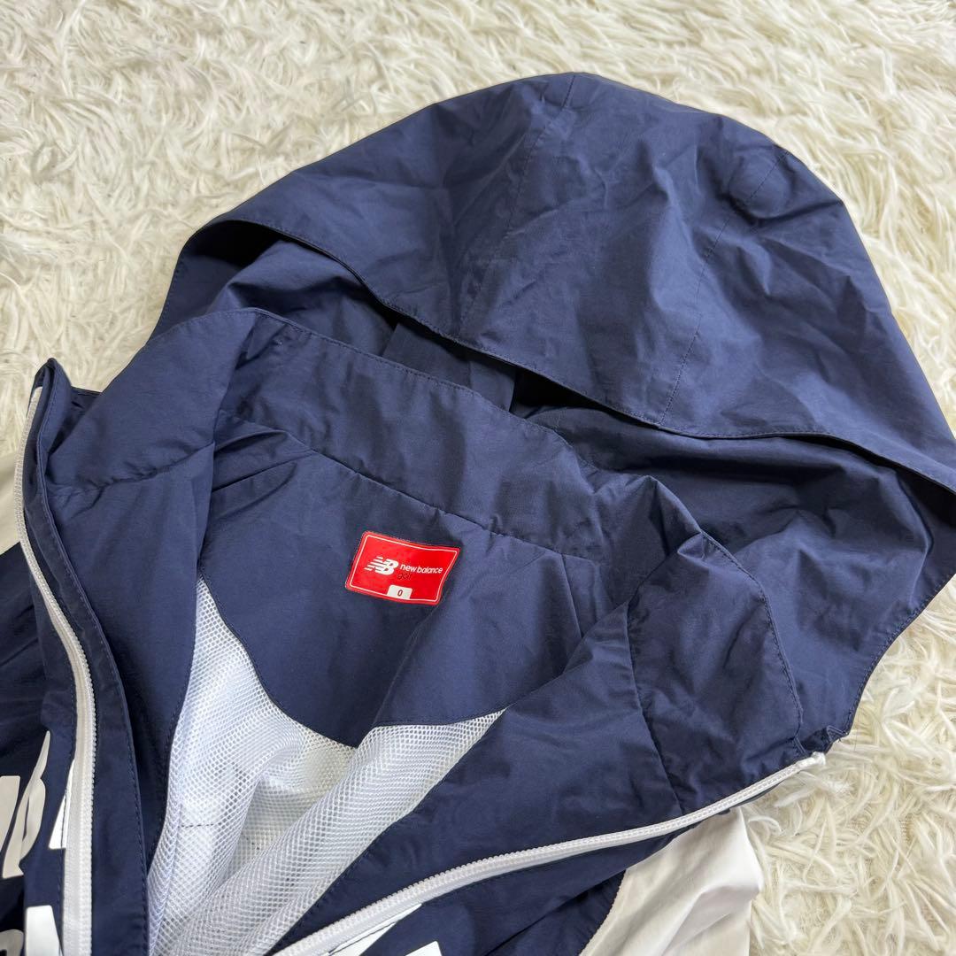 【ニューバランスゴルフ】美品 レインウェア ワンピース ネイビー 0 レディース