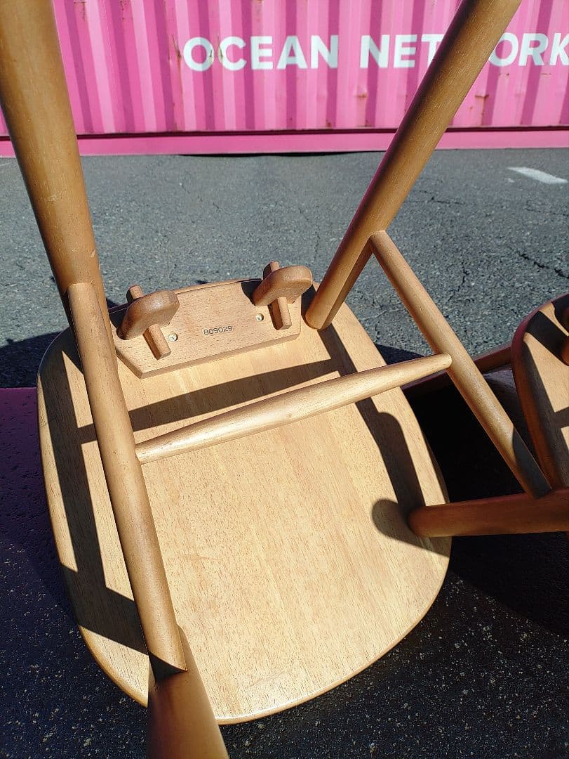 カリモク　ダイニングチェア　2脚セット