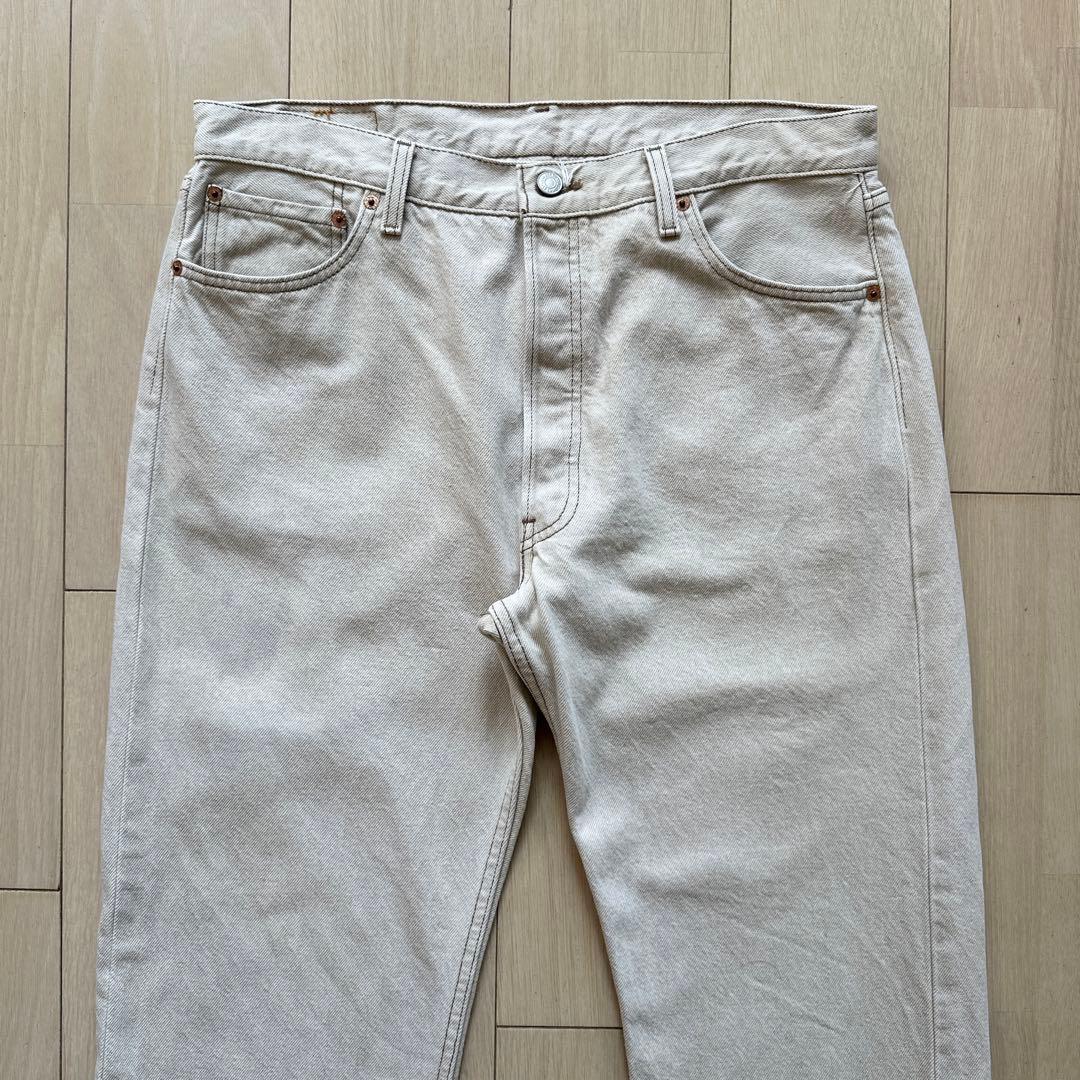 生成 90s USA製 Levi’s 501 リーバイス ベージュ 0612
