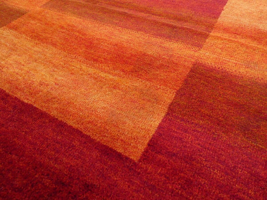 182×118cm　ギャッベ　ペルシャ絨毯　手織り