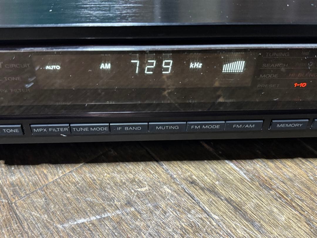 昭和レトロ FM/AM チューナー ST-S333ESXII SONY