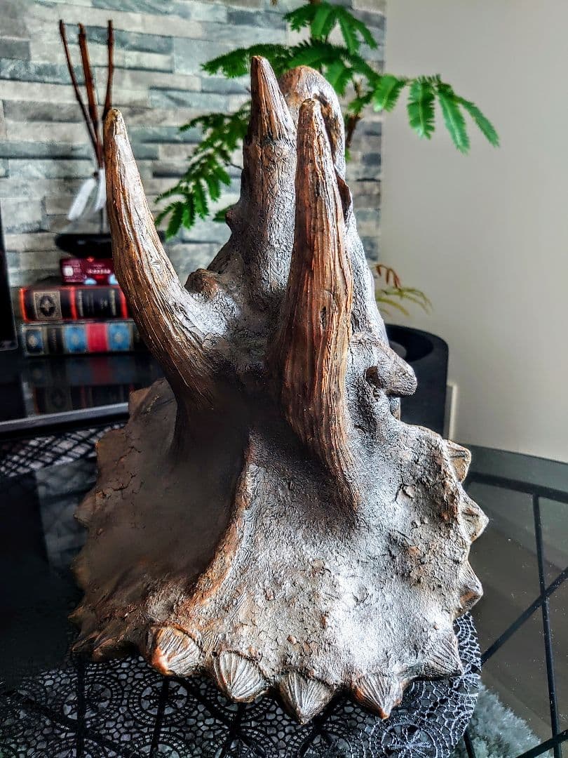 【2個セット】 ティラノサウルス トリケラトプス 頭骨 化石 レプリカ