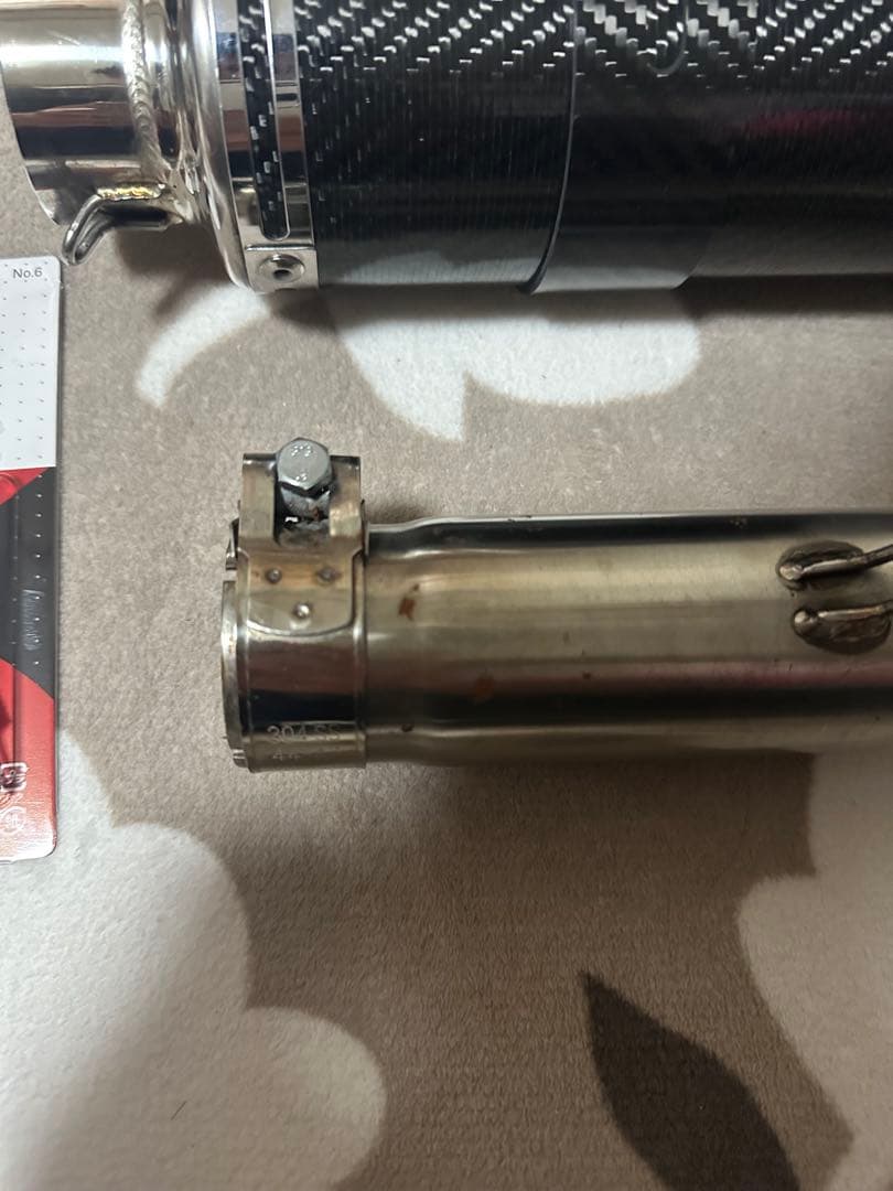 ケンタcb400sf/sb lci スリップオンマフラー ショート管