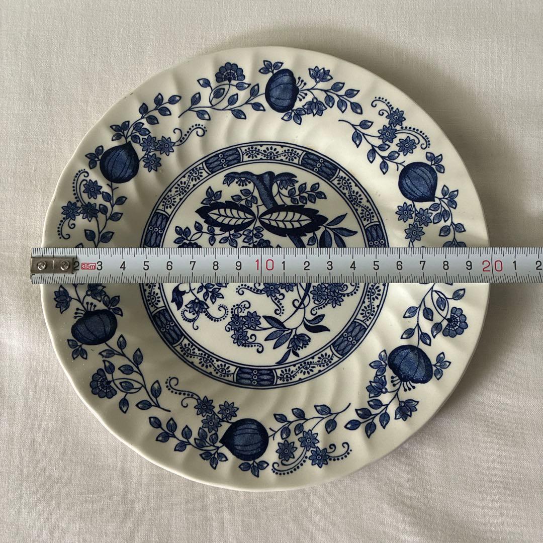  Wessex 花模様の皿 2種10枚セット