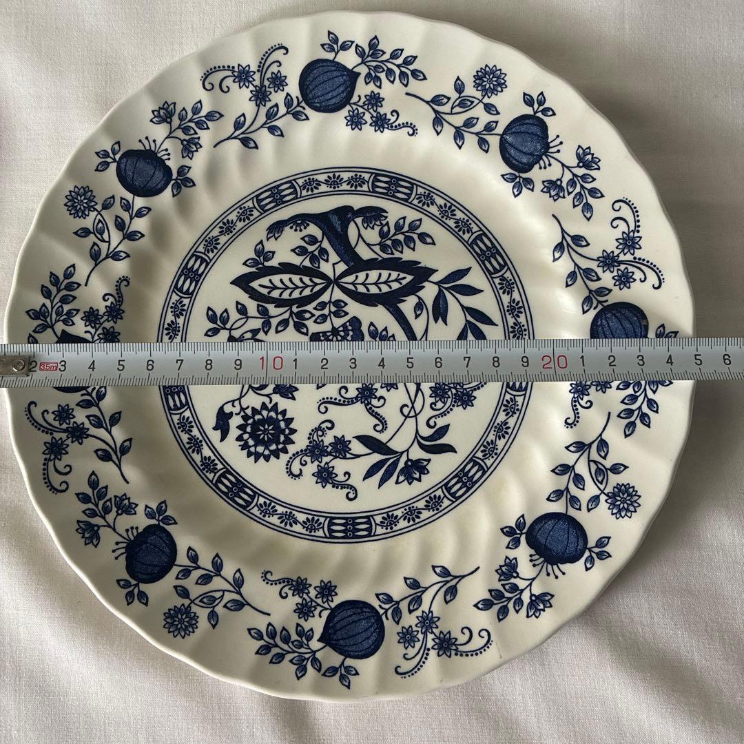  Wessex 花模様の皿 2種10枚セット