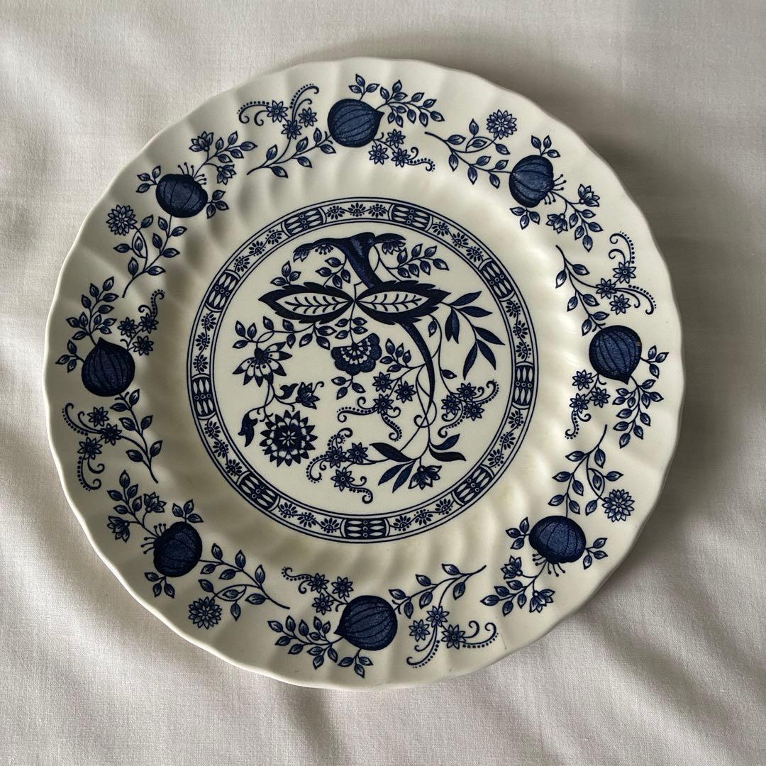  Wessex 花模様の皿 2種10枚セット