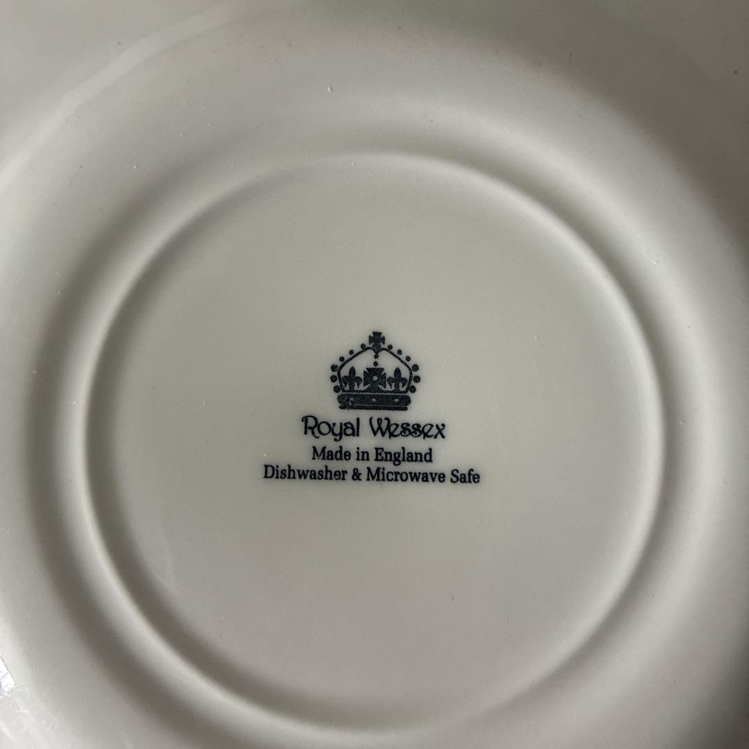  Wessex 花模様の皿 2種10枚セット