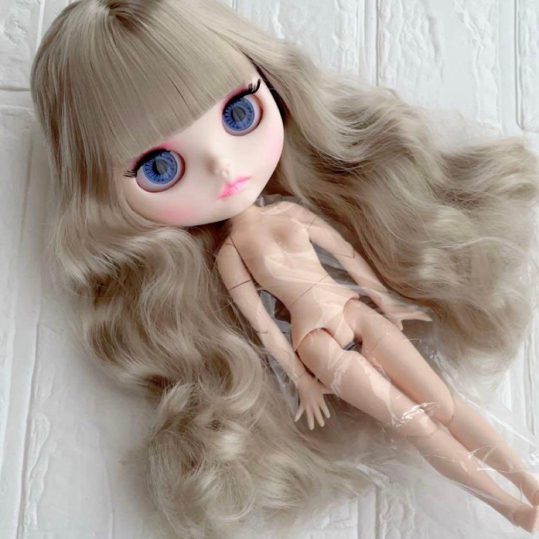 めぐみるく♡アイシードールカスタム❤︎シルバーブロンド❤︎