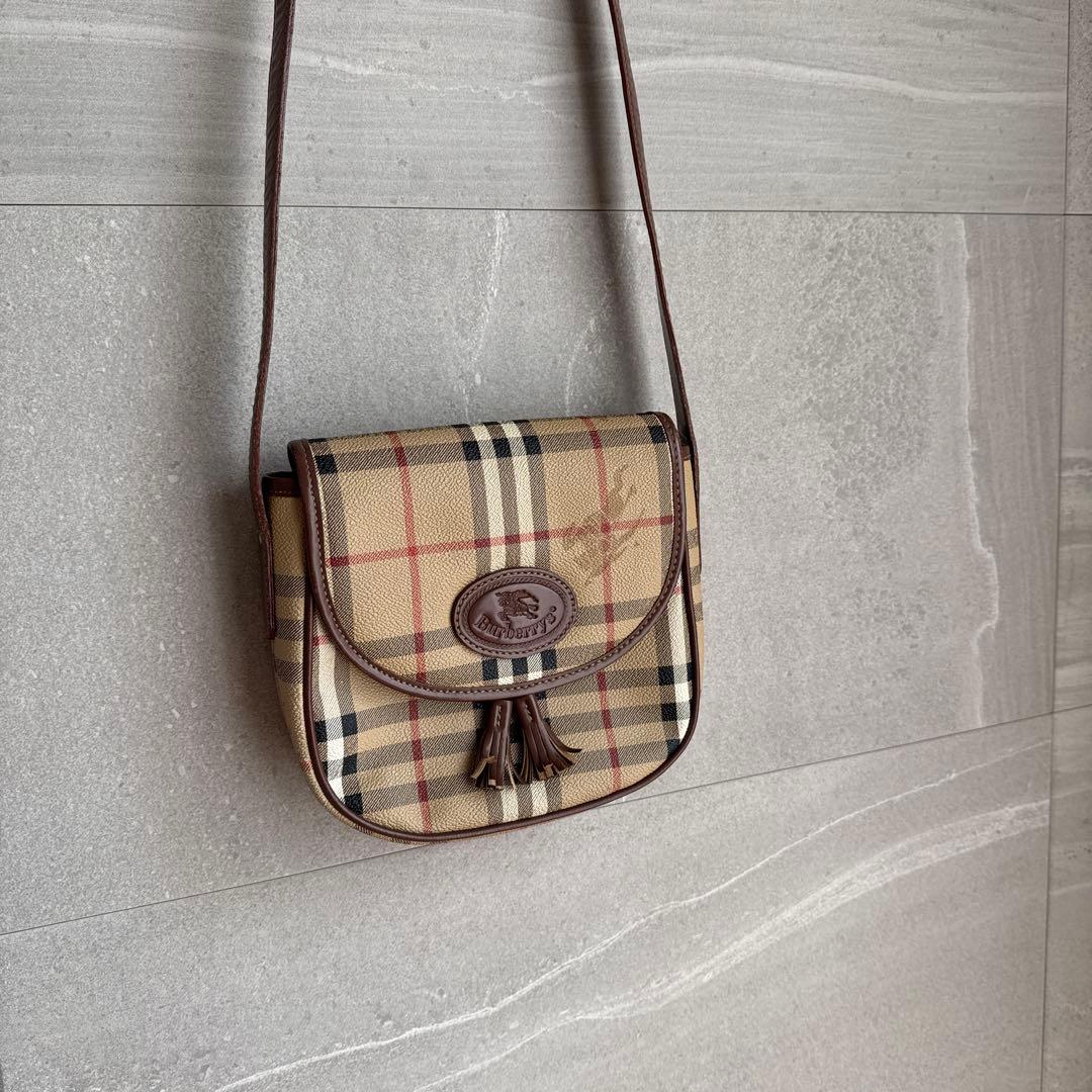 BURBERRYS バーバリー ヴィンテージ ショルダーバッグ ノバチェック
