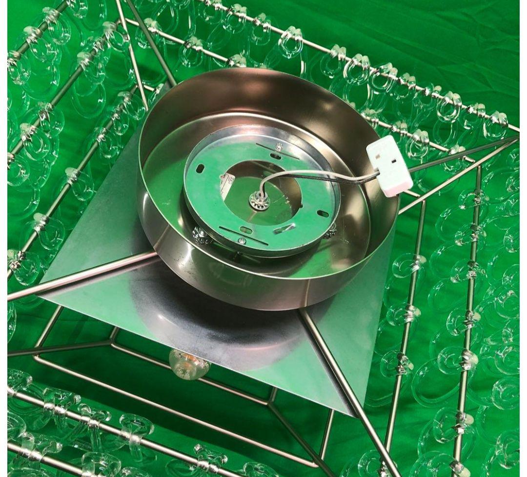 MD1 シャンデリア IDC 大塚家具 ガラス 照明 SAN-4045/6C