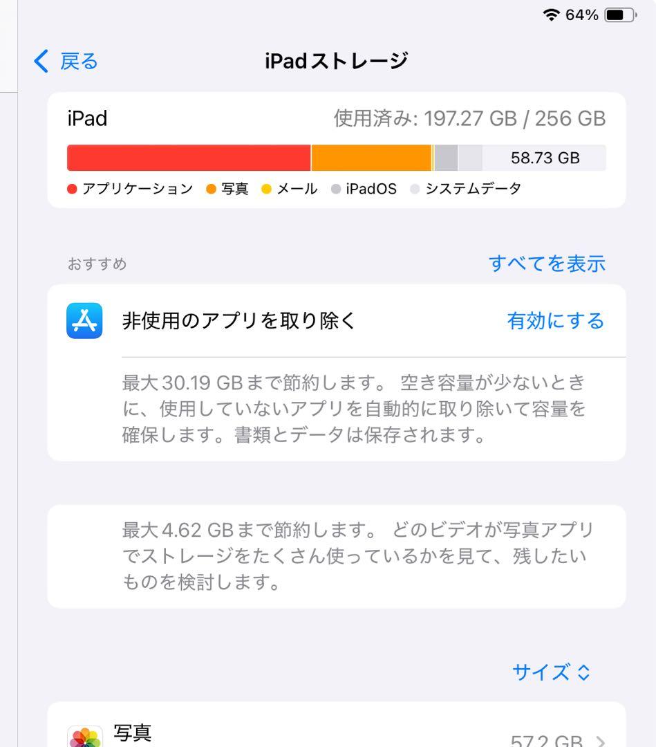 iPad Pro 11第一世代　256GB 第二世代Apple Pencil付き