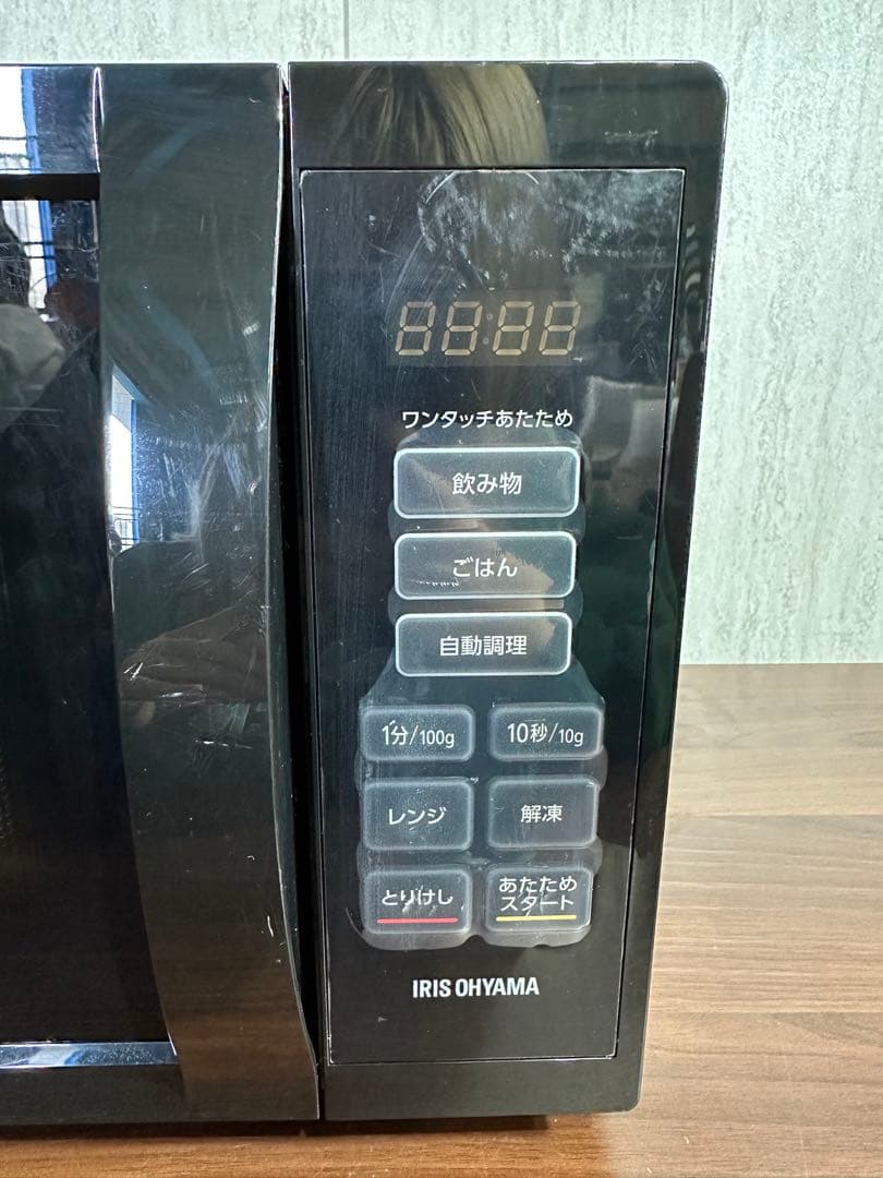 【美品】アイリスオーヤマ　電子レンジPMB-T178-B 22年製