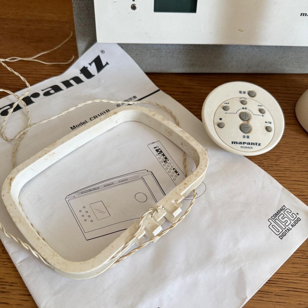 マランツ　CDラジカセ　CR101R CDプレイヤー