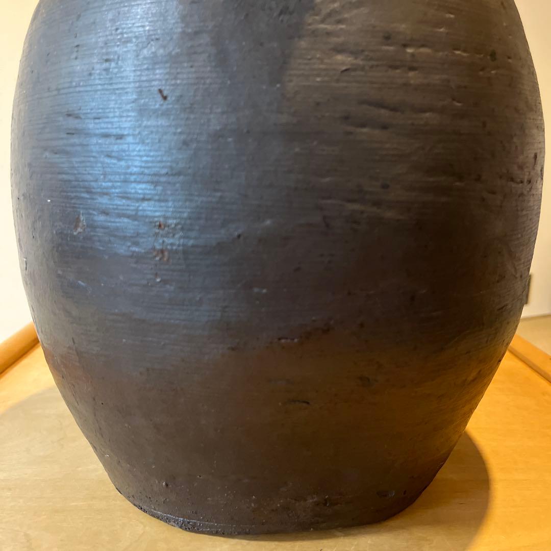 稀少 種子島 能野焼き 能野焼 雲助壺 壺 陶芸 陶器 民藝 民芸 骨董 骨董品
