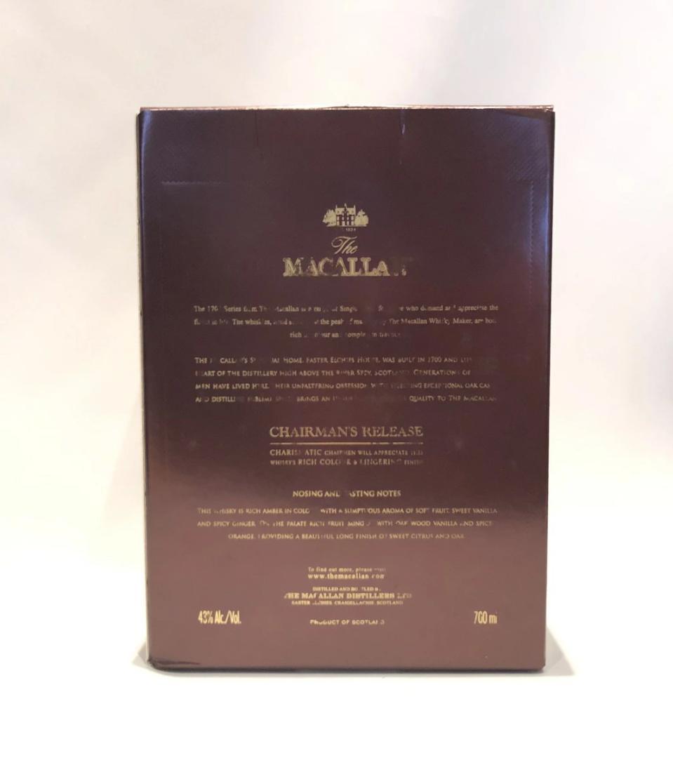 オールドボトル マッカラン チェアマンズ リリース (ge_r502b)24