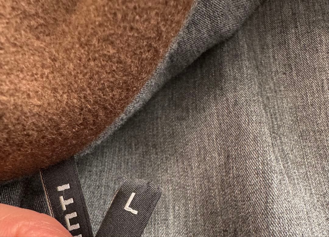 ウール コート　イタリア製　チョコレートブラウン　チェスター