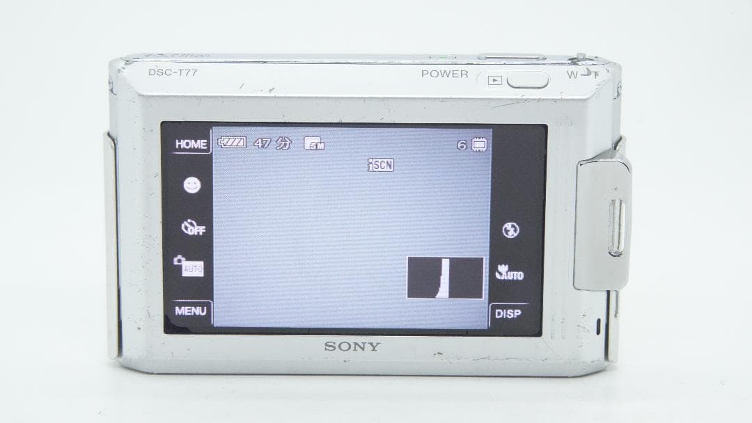 【A2364】 SONY Cyber-Shot DSC-T77 シルバー ソニー