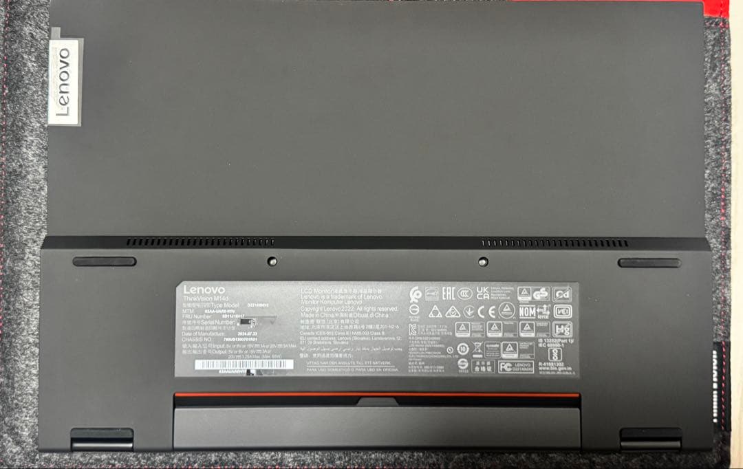 LenovoThinkVision M14d 2台セット