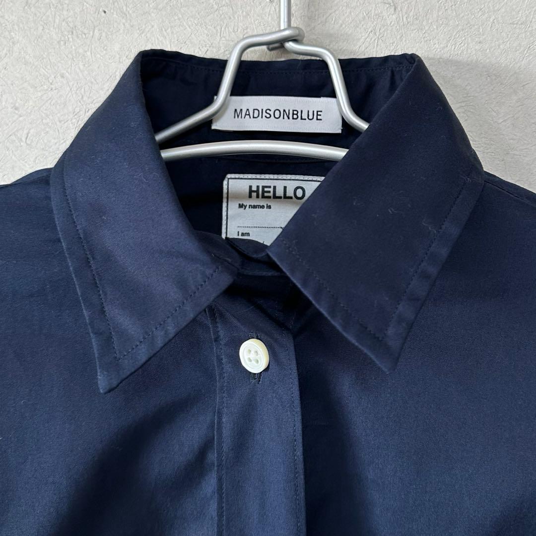 新品タグ付✨MADISONBLUE マダムシャツ navy 02