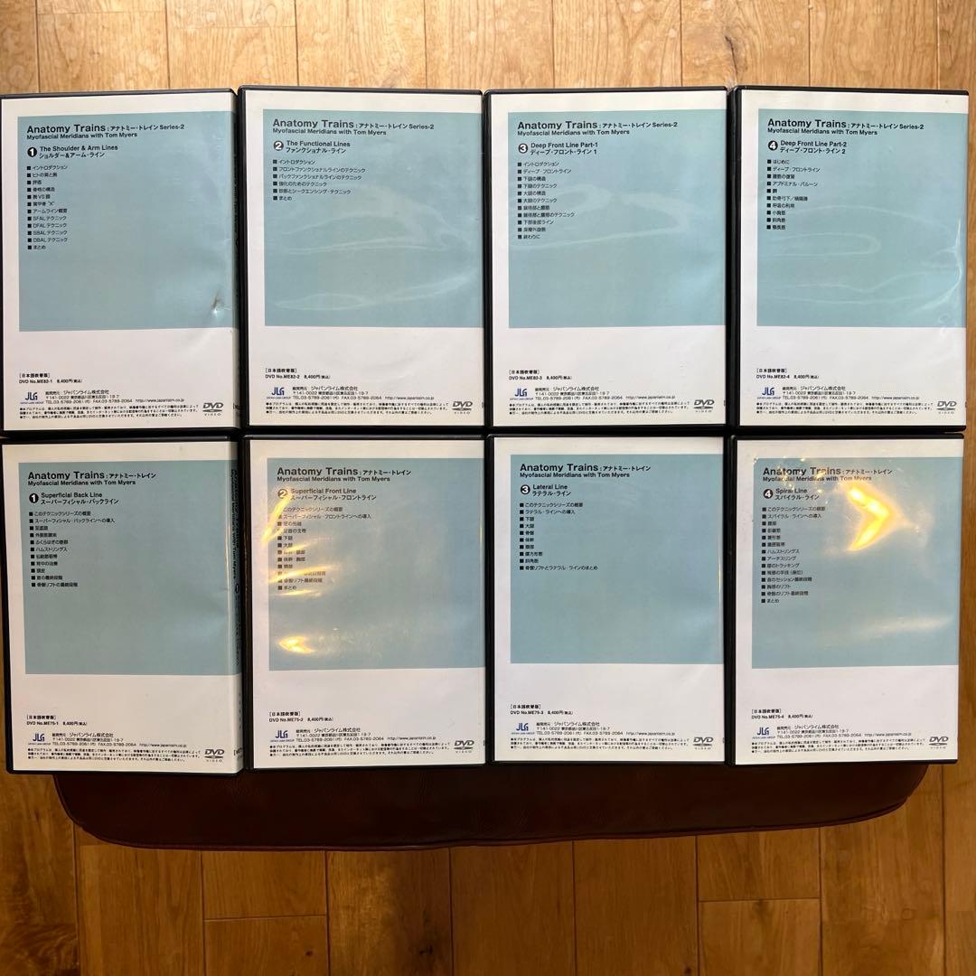 Anatomy Trains with Tom Myers DVD 全8巻