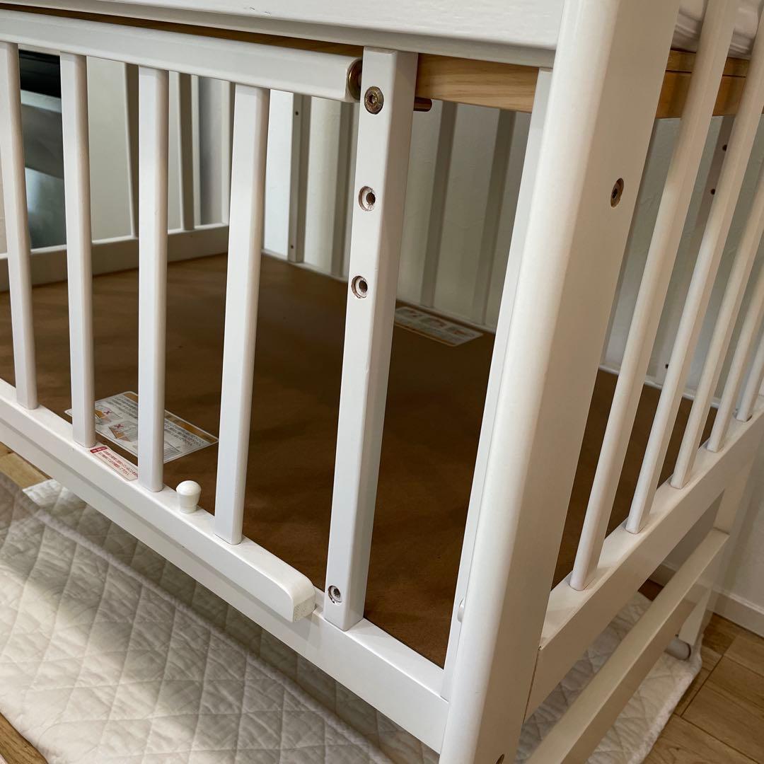 カトージ　ミニベビーベッド　ハイポジション(アーチ)