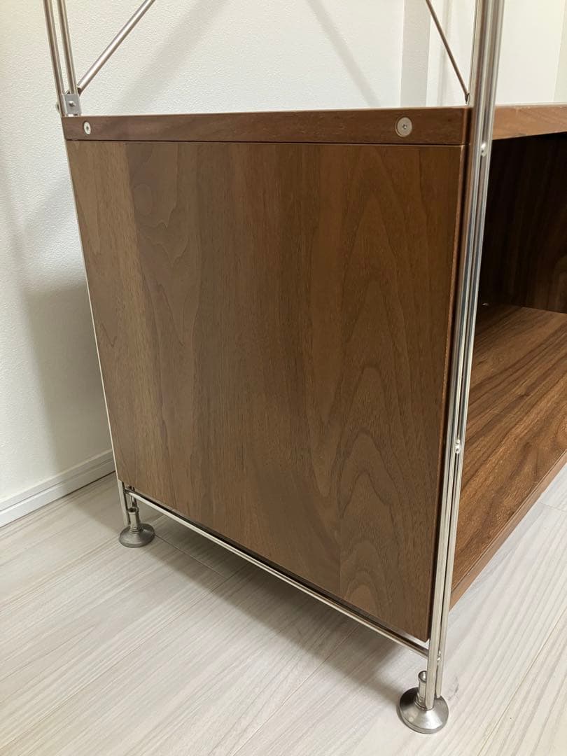 無印良品　ユニットシェルフ　フラップ扉ボックス