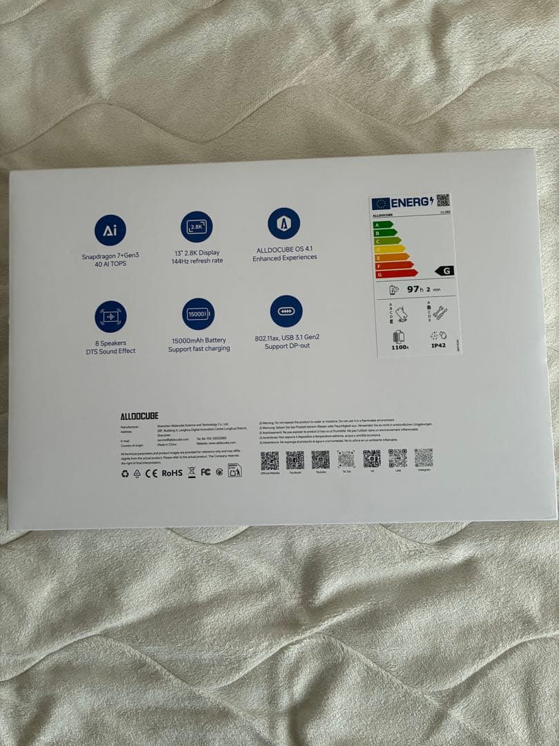 【美品、純正ケース付き】ALLDOCUBE Ultra pad【13インチ】