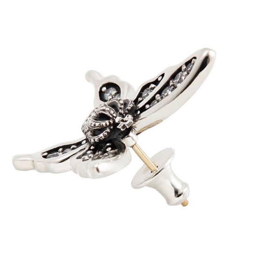 廃盤品JUSTINDAVIS CROWN BUTTERFLYピアス 蝶　ピアス