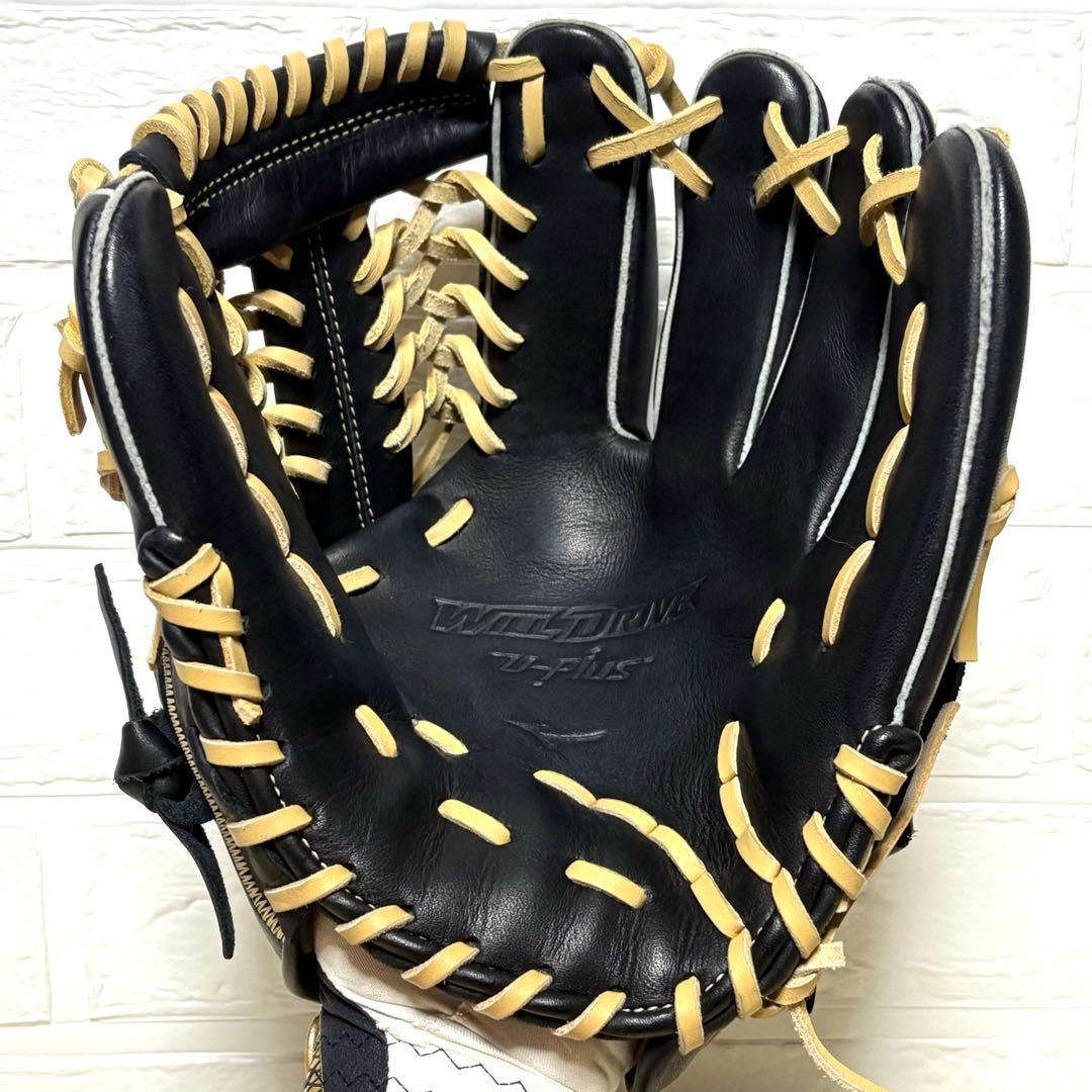 【美品】MIZUNO WILLDRIVE RED U-Plus 軟式 グローブ