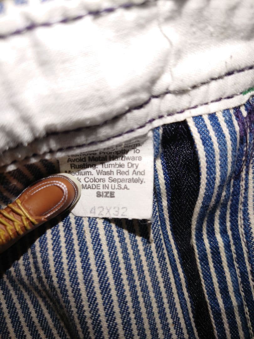 ビンテージ 60s 70s オシュコシュ オーバーオール ヒッコリー ダブルニー