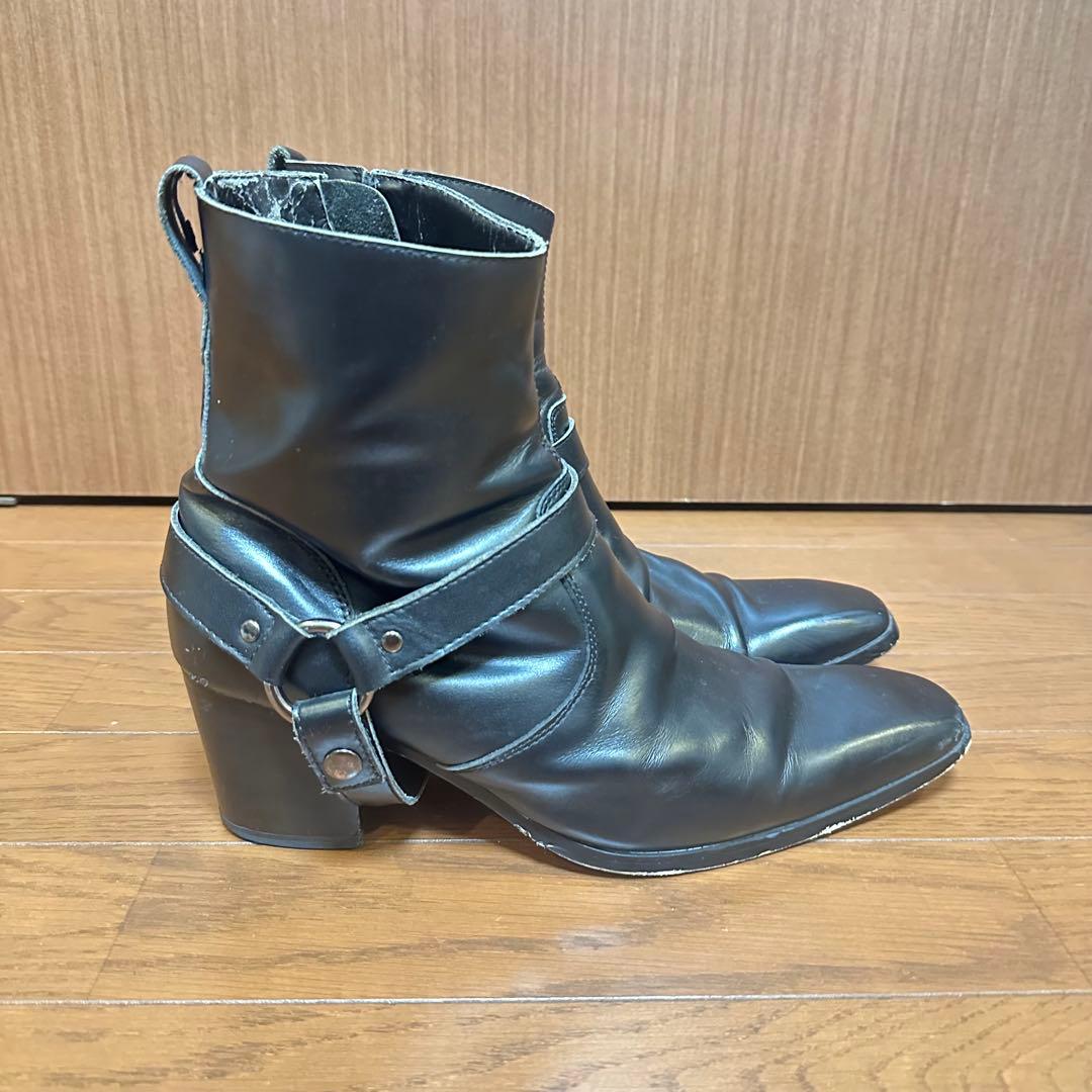 BUFFALO BOBS ZIGGY ブラックジッパーブーツ 43