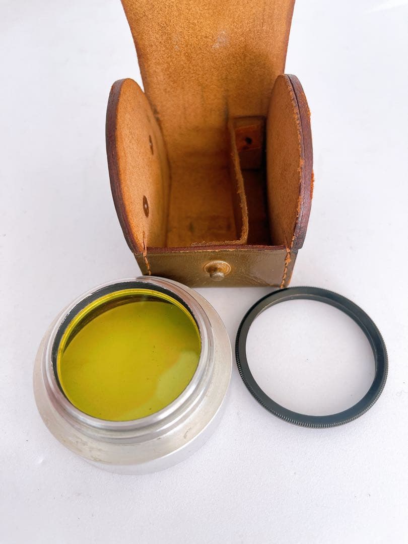 Minolta-35 レンジファインダーカメラ 純正革ケース付 現状品