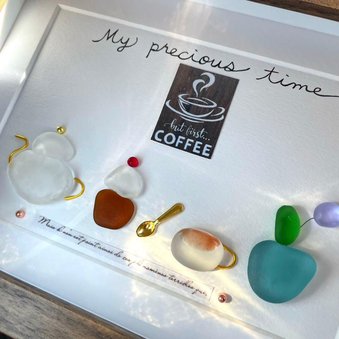 3点モリゾウ様♡ シーグラスアート