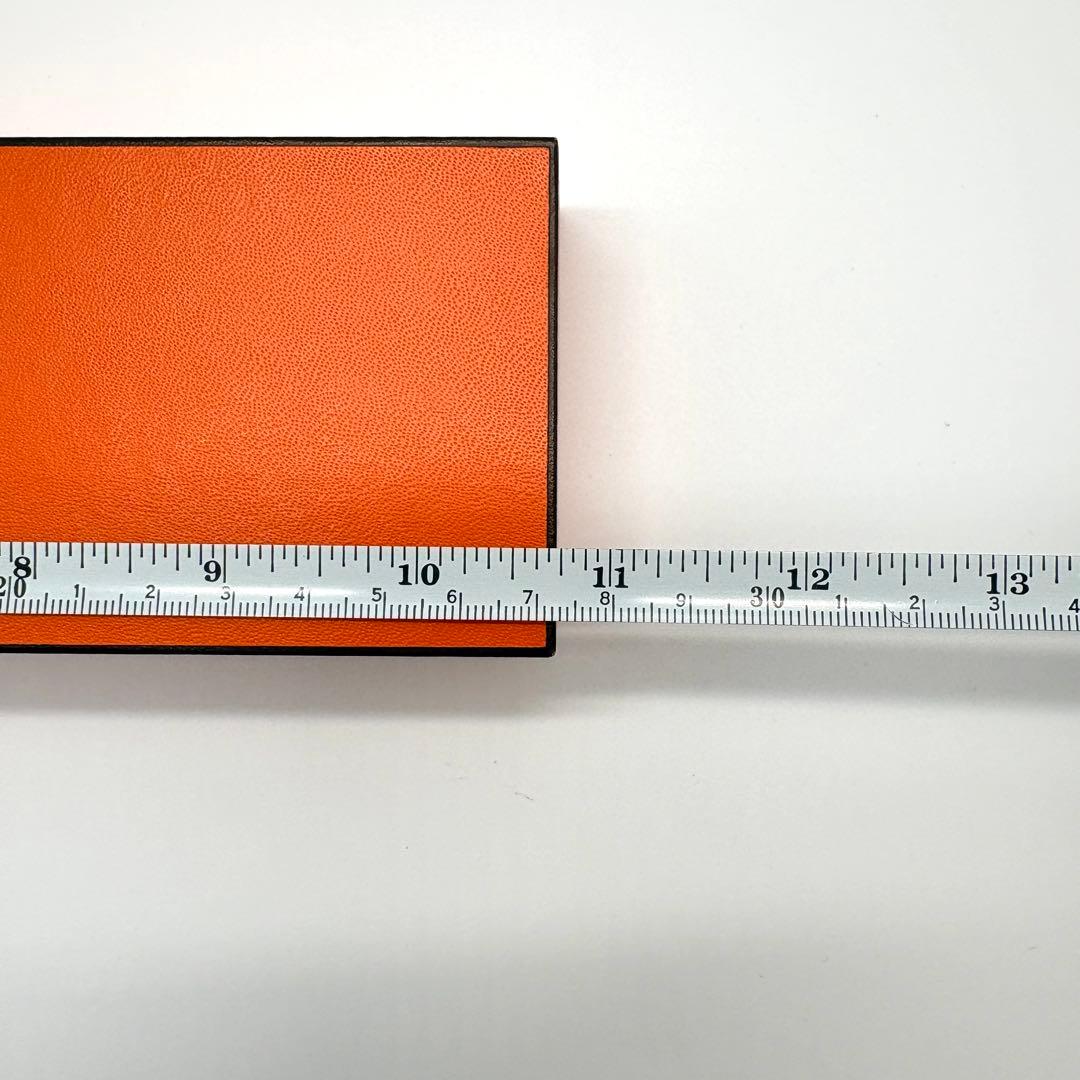 HERMES 空箱のみ ギフトBOX オレンジ 袋付き ショッパー 長方形