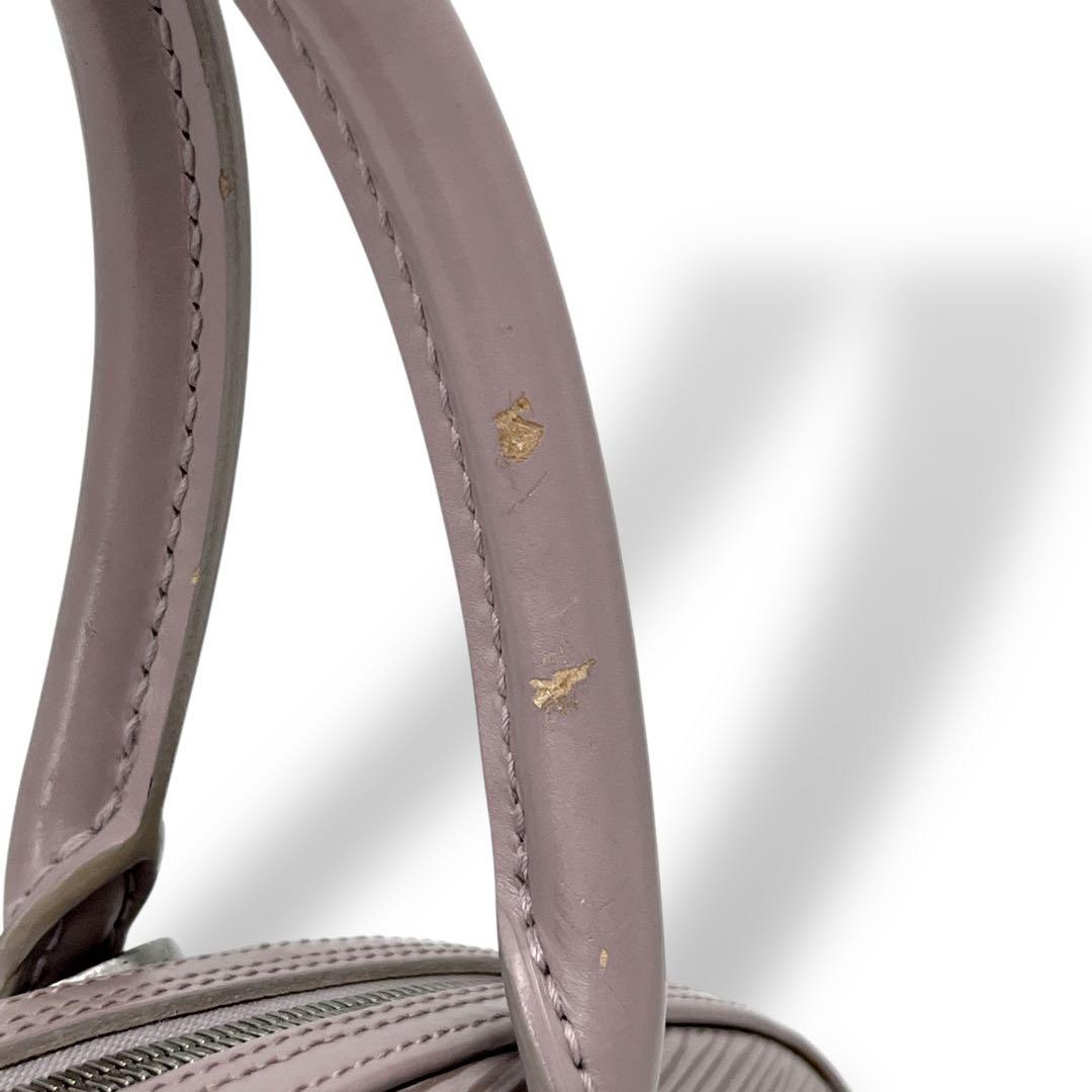 ルイヴィトン　ハンドバッグ　ジャスミン　エピ　型押しロゴ　ラベンダー　ライラック