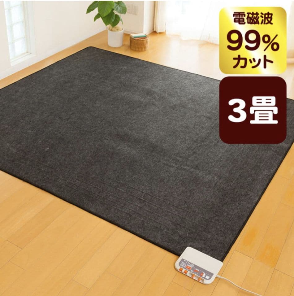 美品！ゼンケン ホットカーペット ZCB-30P 3畳用　2024年10月購入品