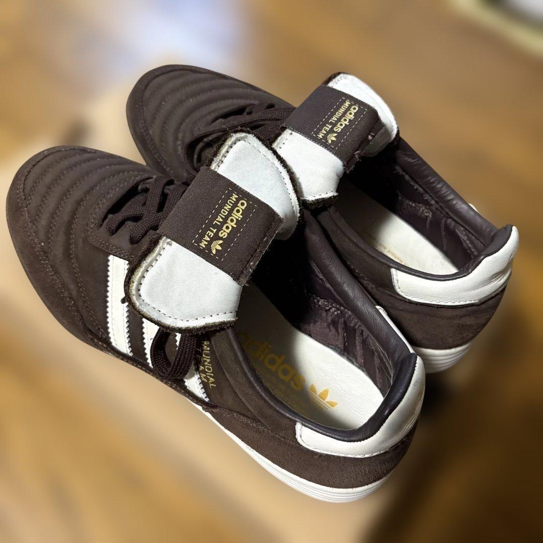 24.5cm アディダス　ムンディアルチーム　ブラウン