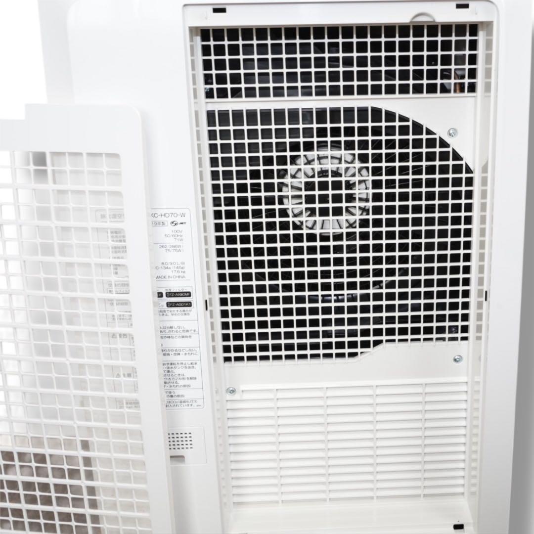 【超美品】SHARPシャープ空気清浄機KC-HD70-W加湿除湿2021年製