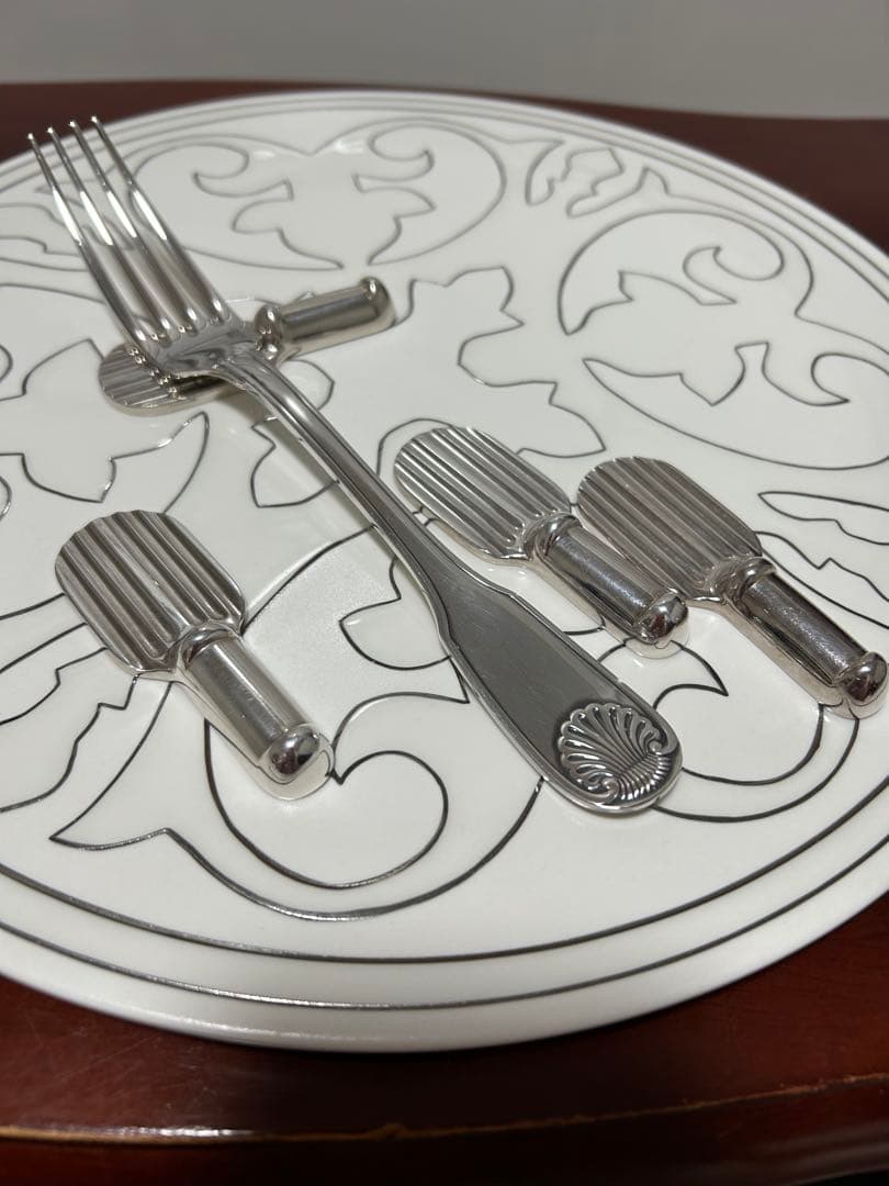 CHRISTOFLEクリストフルナイフレスト　ストリエ　箸置き　4個セット